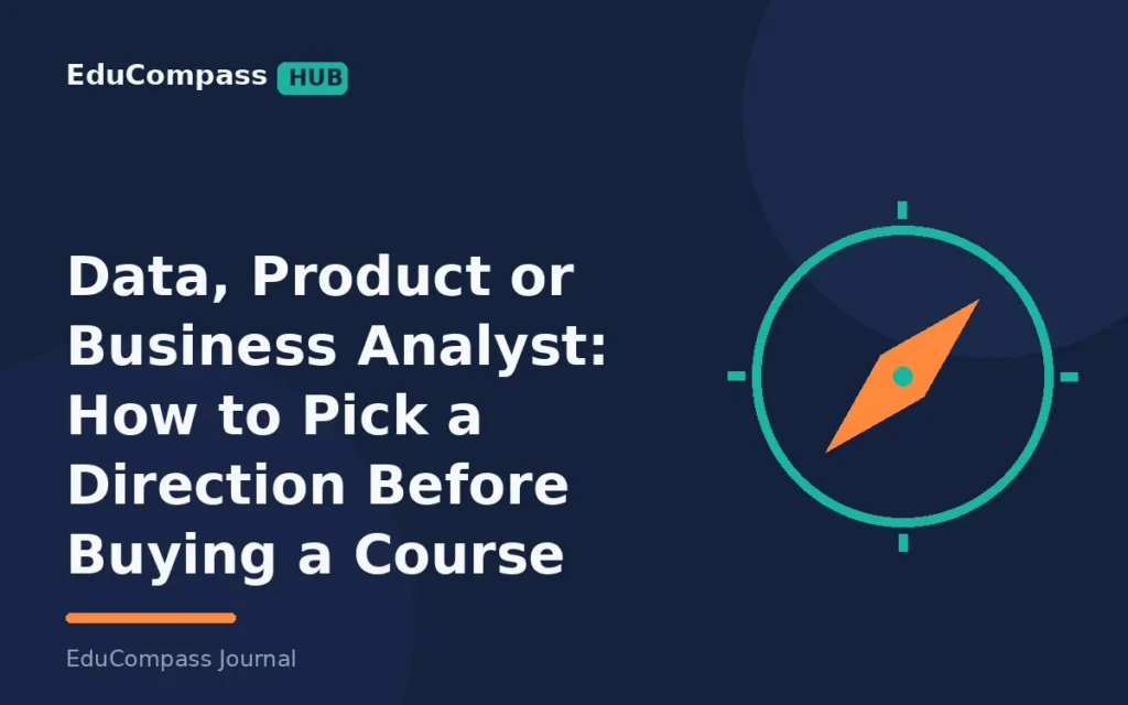 Data, Product or Business Analyst: How to Pick a Direction Before Buying a Course | EduCompass