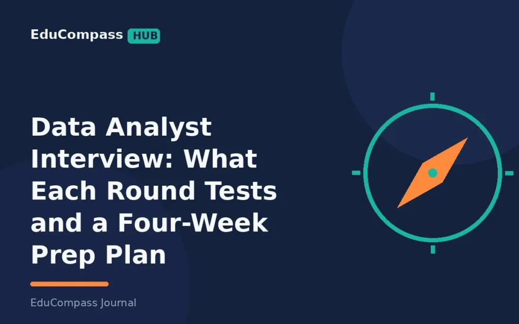 Data Analyst Interview: What Each Round Tests and a Four-Week Prep Plan | EduCompass