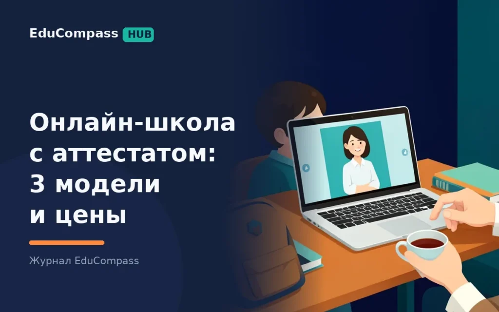Онлайн-школа с аттестатом государственного образца: 3 модели, аттестация на семейном обучении и цены 3 школ на 2026/27 | EduCompass