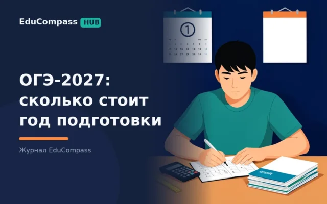 Подготовка к ОГЭ-2027: что меняется, когда начинать и сколько стоит год в 7 онлайн-школах | EduCompass